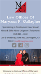 Mobile Screenshot of mpgallagherlaw.com
